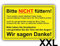 Bitte Pferde nicht füttern – XXL - Kunststoff Schild (50 x 33cm), Hinweisschild, Verbotsschild, Warnhinweis Kolik Pferde Stall Weide Wiese für Tiere | Gelb leuchtend