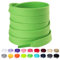 Olukssck Cordones Planos para Zapatillas, [2 Pares] Cordones universales Repuesto para Zapatos para Calzado Deporte y Botas - Anchura 10 mm, Verde, 120cm