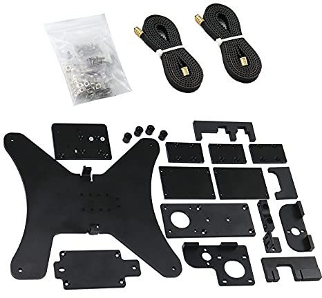 Stampante 3D Aggiornato Alluminio BLV Ender 3 Pro Upgrade Kit Y Carro Piastra Viti Cinghia Cinghia Cinghia Non Inclusa MGN12 Linear Rail (Ender 3 Pro Senza Rails)