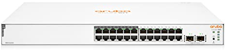 HPE Aruba Networking Aruba Instant On 1830 24G 12p Class4 PoE 2SFP 195W Gestito L2 Gigabit Ethernet (10/100/1000) Supporto Power over Ethernet (PoE) 1U