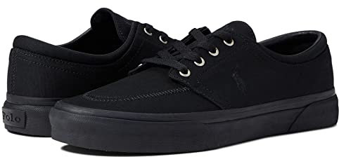 POLO RALPH LAUREN Faxon X Herren-Sneaker, Schwarz/Schwarz, 41.5 EU
