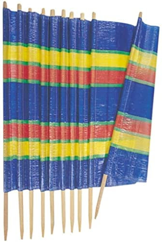 Garden Mile Cortavientos de jardín multicolor resistente de 8 postes para playa, vacaciones, caravana y camping, protección contra el viento, 1,5 m, 462 cm x 150 cm