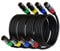 AuxLink XLR Cables, XLR Microphone Cable 10 ft 4 Pack, Gold-Plated 3-pin XLR Speaker Cable Male to Female Balanced Mic Cable