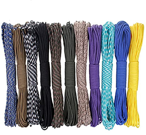 ad Alta Resistenza 100 ft (30 Metri) Dia.2mm One Stand Cores for Cordino Cordino Campeggio Arrampicata all'aperto Corda da Campeggio Escursionismo Escursionismo Clothesline Arrampicata all'aperto