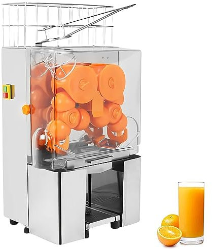 SONLED Máquina Comercial para Hacer Jugo de Naranja, exprimidor eléctrico de Jugo de cítricos, licuadora exprimidora de Naranja Fresca, máquina para Hacer Bebidas de Jugo, 20-30 Naranjas por Minuto