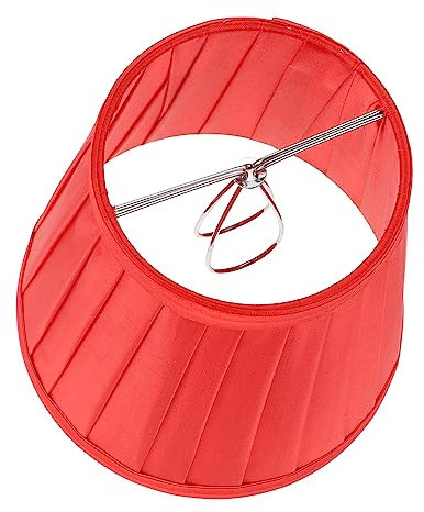 Veemoon 1Stk Lampenschirm Stoff Lampenschirm Ersatz klein Lampenschirme mit plissiertem Fass tischlampe wandleuchte Vintage Pendelleuchte gehäuse leichtes Accessoire Wohnkultur