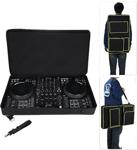 Growalleter Tragetasche für Pioneer DDJ FLX10/DDJ-1000SRT/DDJ-1000 DJ-Controller, kompatibel mit 29.3316.534.33 cm Controllern, harte Reisetasche mit Schultergurt