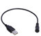 Câble connecteur mâle vers femelle USB vers prise 5,5 mm x 2,1 mm 5 V pour câble d'alimentation de charge