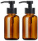 Volumoon Foaming Soap Dispenser, 2Pcs 400ml Liquid Soap Dispensers, Refillable and Durable, Glass Soap Dispenser Bottle with Pump, Hand Wash Dispenser for Bathroom, Kitchen, Offices