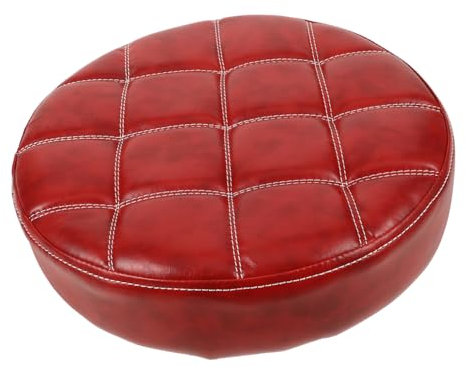 STOBAZA Runder Stuhlsitzteil Pu Sitz Für Barhocker Ersatzsitz Für Küche Esszimmer Sitzpolster Holz Leicht Zu Reinigen