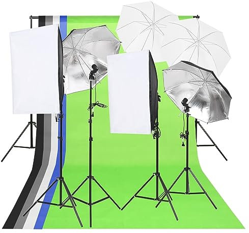 LAPOOH Kit di Illuminazione da Studio Fotografico,Studio Foto,Fotografia,Illuminazione e Studio,Luci e Flash da studio-190238