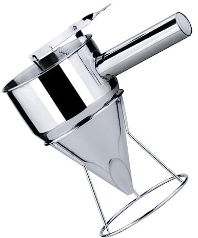 ABOOFAN Octopus Balls Funnel Dispenser Stand Stainless Steel 600ml 8mm Hole for Diy Baking and Kitchen Use