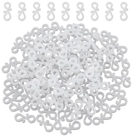 RSYHVG 60 Pcs Gutter Hooks for Outdoor String Lights, Gutter Clips for Fixing Christmas Icicle Lights String Lights on Halloween Xmas Decorations Outdoor Garden Tree Window