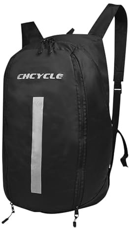 Sac À Dos De Moto - Sac À Dos Élé pour Casque Moto, Sac À Dos D'équitation Étanche avec Fermeture Éclair, Sac De Grande Capacité pour Voyage, Camping, Vélo, Moto