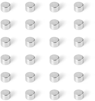 Strong Magnets Neodym Magnet - Rund 6 x 3 mm - 20 Stück - Extra stark, hält bis 880g - Für Magnettafel, Kühlschrank, Whiteboard, Pinnwand, Büro