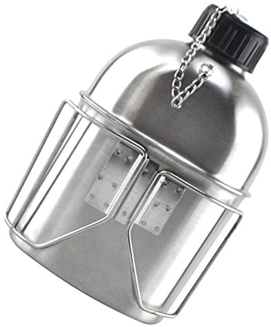 MUSISALY Set Di Bollitori Da Viaggio Portatili in Acciaio Inossidabile Da 1 Litro Borraccia Anti-perdita Bollitore Da Campeggio Per Escursionisti E Appassionati Di Attività Allaperto