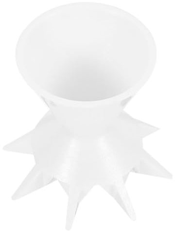 OSALADI Reusable White Paint Pouring Funnel Cup for Artists, Silicone Fluid Funnel Painting Cup for Precise Mixing and Pouring Art Supplies