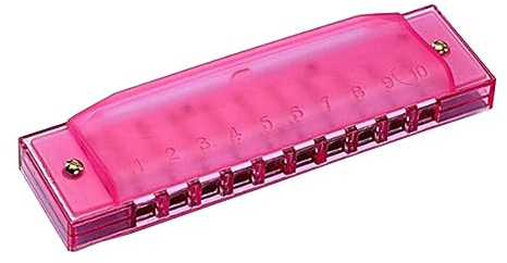 LOLIPPYY 10trou Harmonica Diatonique Plastique Pour Débutants Instrument Musical Éducatif Pour Garçon Fille Rose
