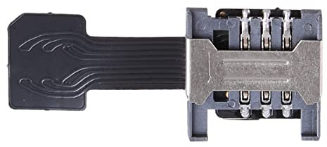 CQEAZ Adaptateur double carte SIM double carte mémoire 2 en 1 pour extension de téléphone