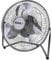 KÜHL 9 Chrome Metal Floor Fan – 3 Speed Settings, Adjustable Tilt, No Assembly Required – Powerful Electric Desk & Room Fan for Home or Office