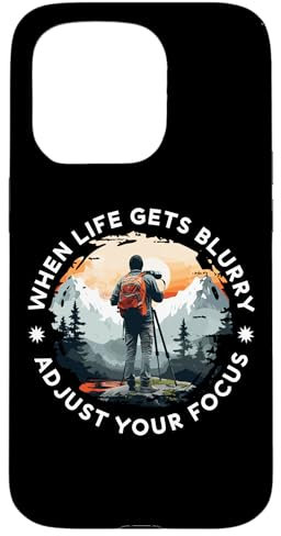 Fotógrafos divertidos Fotografía de Naturaleza Foto-cámara Carcasa para iPhone 15 Pro