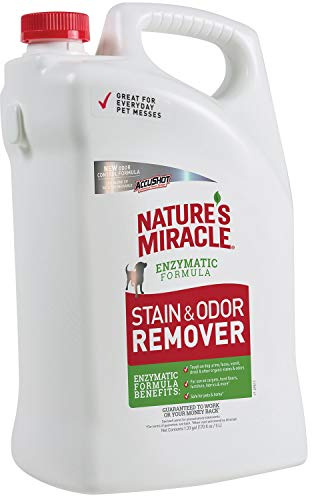 Nature's Miracle Stain and Odor Remover Dog, Odor Control Formula, Accushot Spray 1.33 Gal