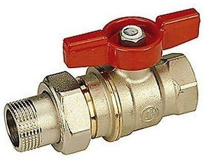 R919 Ventil mit F-M Anschlüssen mit Rohrverschraubung R919X006 3/4F x 1 M GIACOMINI