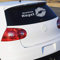 INDIGOS UG Auto Aufkleber Knutschkugel 60cm x 25cm Silber - Heckscheibe - Autoaufkleber selbstklebend - UV- & waschanlagen beständig - Tuning - Spoiler - Sticker