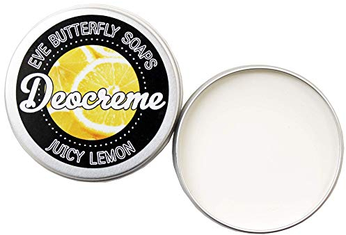 Deocreme Juicy Lemon - Regular Size 50 g | aluminiumfrei, herrlicher Zitronenduft, vegan