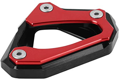 F FIERCE CYCLE Seitenständer, für Motorrad, Schwarz / Rot