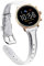 Compatible for Fossil Julianna Bands, Blueshaw Slim Genuine Leather Band Replacement Accessories Strap Compatible for Fossil Gen 5 Julianna Smartwatch/Fossil Julianna hr (Silver)