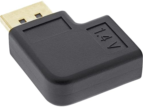 InLine 17199R DisplayPort Adapter, DisplayPort Stecker / Buchse rechts gewinkelt
