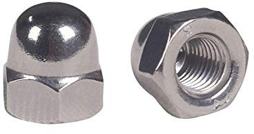 201/304 Edelstahl-Überwurfmutter/Edelstahl-Überwurfmutter, dekorative Mutterkappe-M16 (201 Edelstahl)