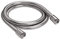 'aquaSu® Brauseschlauch Tito | 150 cm Länge | mit Verdrehschutz | knickfest | zugfest | Standard-Anschluss in 1/2 | mit 2 x Konus | chrom | aus Metall | Duschschlauch 1,5 m | 72229 2