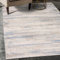Carpeto Rugs Vintage Designer Teppich - Kurzflor - Weich Teppich für Wohnzimmer, Schlafzimmer, Esszimmer - ÖKO-TEX Wohnzimmerteppich - Teppiche - Creme Blau - 160 x 220 cm