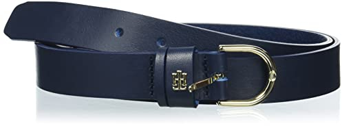 TOMMY HILFIGER TH Timeless Curve Belt 2.5 W125 Desert Sky