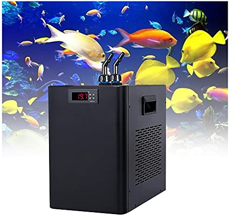 Royare Aquarium Kühler, 500L Wasserkühler, Fisch-Aquarium, Modern, Glas/Acryl und Metall, Innenbereich, Aquarium
