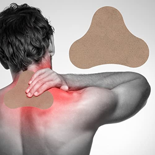 URCheers 12PCS Moxibustion Self Heating Warm Neck Joint Pain Relief Patch - Arthritis Herbal Plaster Wormwood Pad - Cervical Spine Pain Relief Knee Sticker