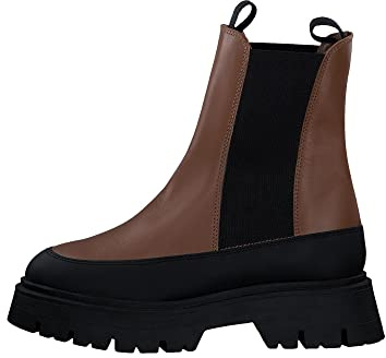 Tamaris Chelsea Boot - Olive Glattleder 39 EU