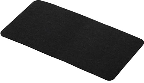PATIKIL 24x12 Desk Mat Protector, Felt Dual Side Mouse Pad Writing Mat for Office Home, Black