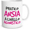 Lol t-shirt - Tazza Mug Divertente con Frase Pratico Ansia a Livello Agonistico - Tazza da The Simpatica per Ridere - Idee Regalo Originali per Amici e Familiari - Tazze Umore e Ansia