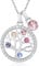LEKANI Lebensbaum Kette Damen 925 Sterling Silber Halskette Damen Schmuck Geschenk für Frauen Sie Frau Freundin Mama Oma Geburtstags Geschenke Valentinstag Muttertags Weihnachten