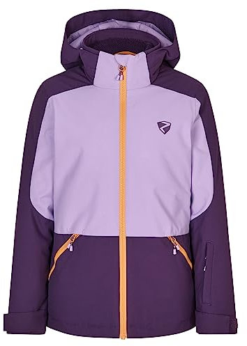 Ziener Mädchen AMELY Ski-Jacke, Winterjacke | wasserdicht, winddicht, warm, dark violet, 176