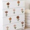 HGDESIGN® Wandtattoo Wandaufkleber Wandsticker Blumen Herz Baum Wanddeko für Kinderzimmer Babyzimmer Kind Baby Junge Mädchen (C)
