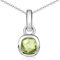 Materia Peridot Kette Silber 925 Damen Schmuck grün KA-248-Peridot_K141