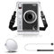 Rieibi Accessories for Fujifilm Instax Mini Evo Instant Camera, Gift Bundle Includes Fuji Clear Instax Mini Evo Case & Instax Mini Evo Lens Cap with Anti-Loss String