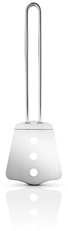 Eva Trio | Pfannenwender kurz Edelstahl | Ideal zum Wenden von Spiegeleiern, Steaks u.v.m. | Polished Steel
