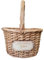Ma Fabrique Perso - Panier en osier - Liberty - Personnalisable (Orange)