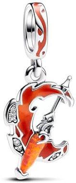 Feitery Compatible with Charms Pandora Armband Feuer und Schwert Anhänger Bead Charm Das Geburtstagsgeschenk für Damen