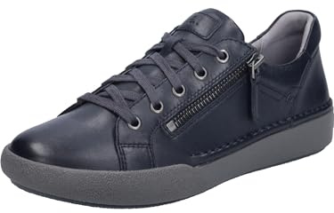 Josef Seibel Damen Low-Top Sneaker Claire 13,Weite G (Normal),Wechselfußbett,Turnschuhe,Laufschuhe,schnürschuhe,Indigo,40 EU